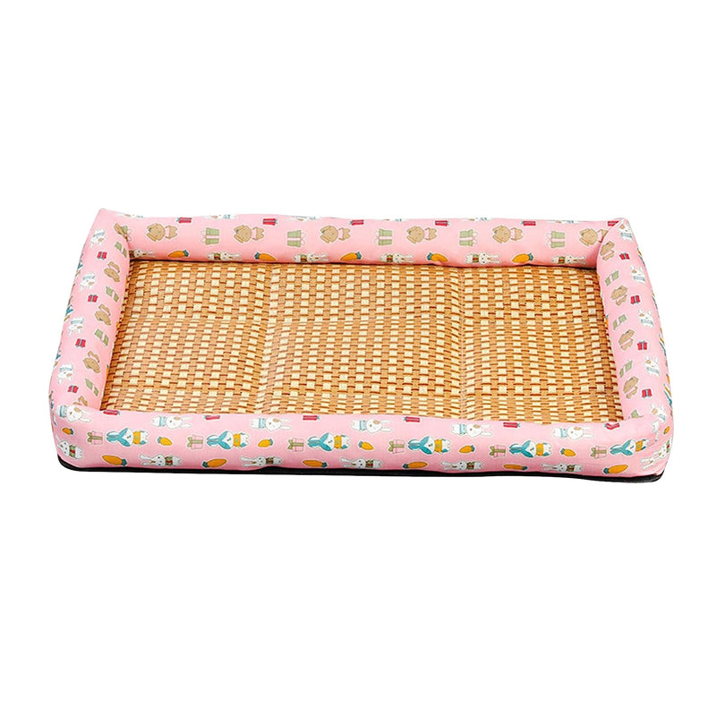 Anti-Scratch Non-Slip Washable Mattress Summer Rattan Pet Cooling Mat_4