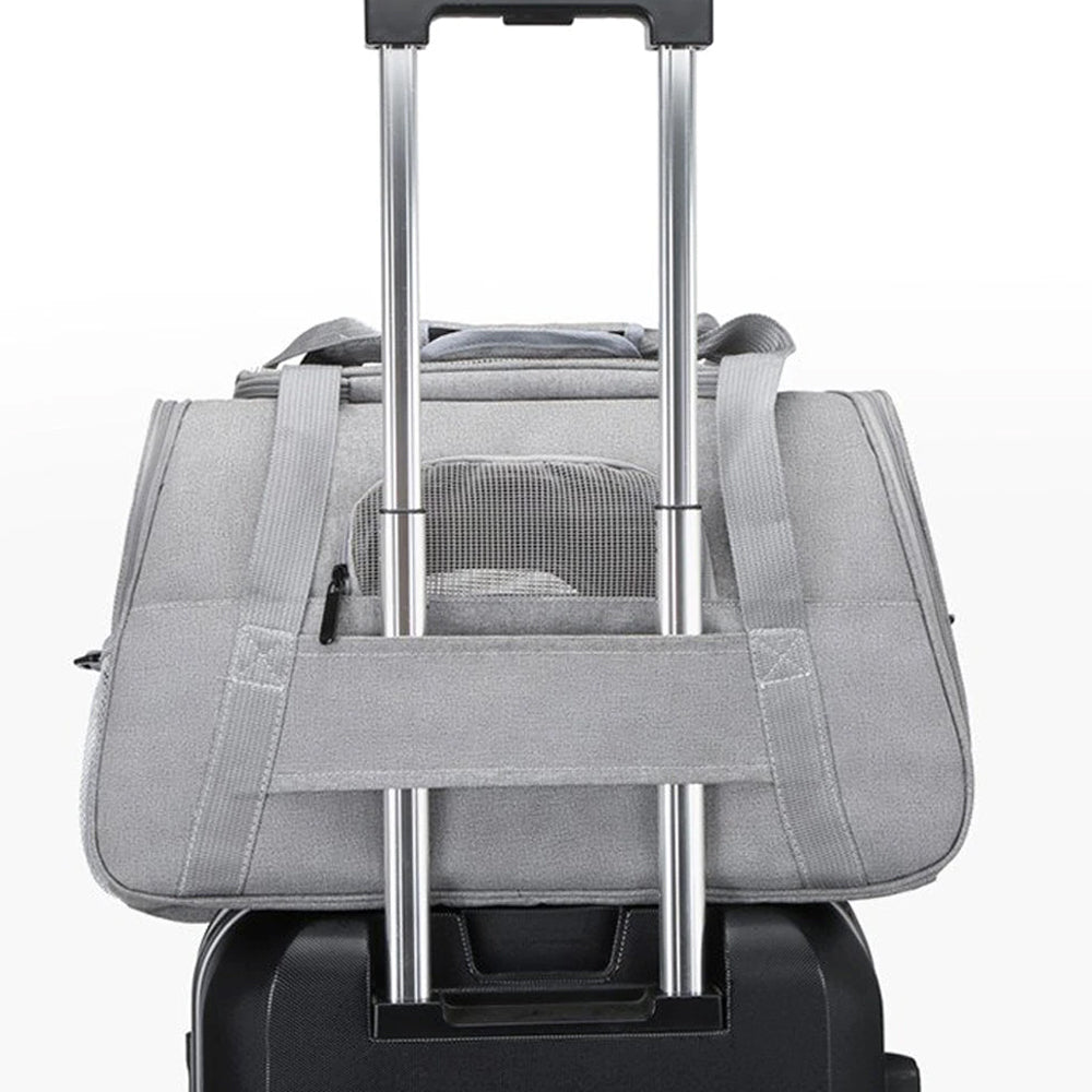 Breathable and Foldable Pet Carrier Safety Pet Travel Handbag_10