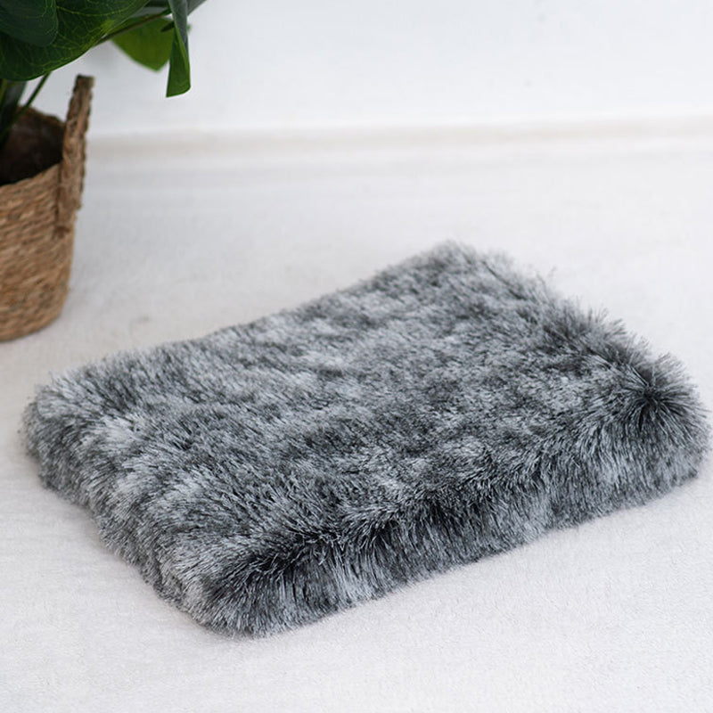 Warm and Fluffy Long-haired Velvet Dog Sleeping Bed_11