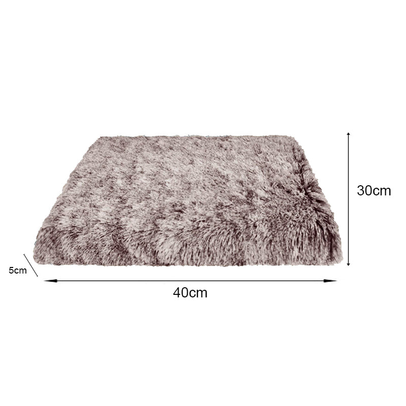 Warm and Fluffy Long-haired Velvet Dog Sleeping Bed_25