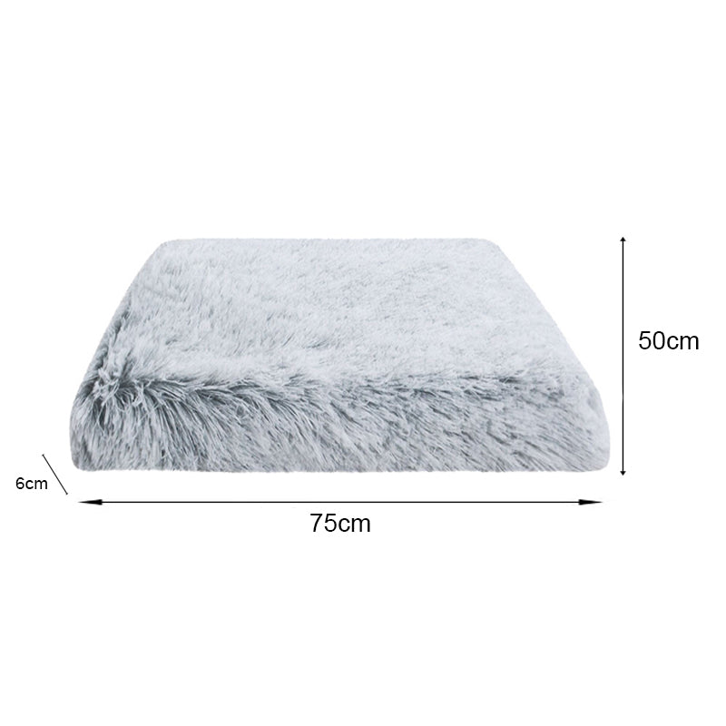 Warm and Fluffy Long-haired Velvet Dog Sleeping Bed_35