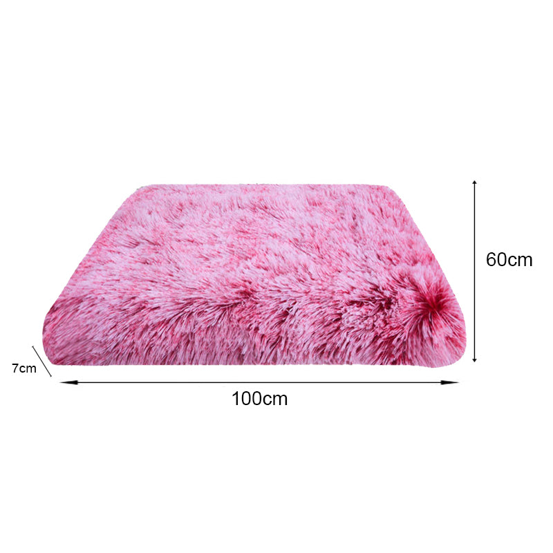 Warm and Fluffy Long-haired Velvet Dog Sleeping Bed_42