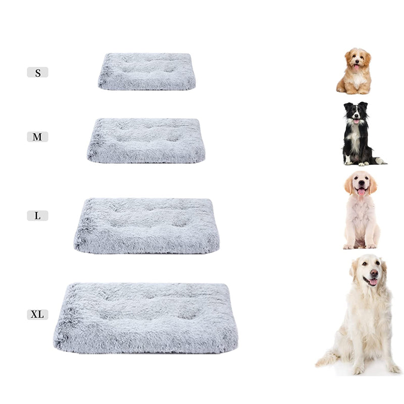 Warm and Fluffy Long-haired Velvet Dog Sleeping Bed_15
