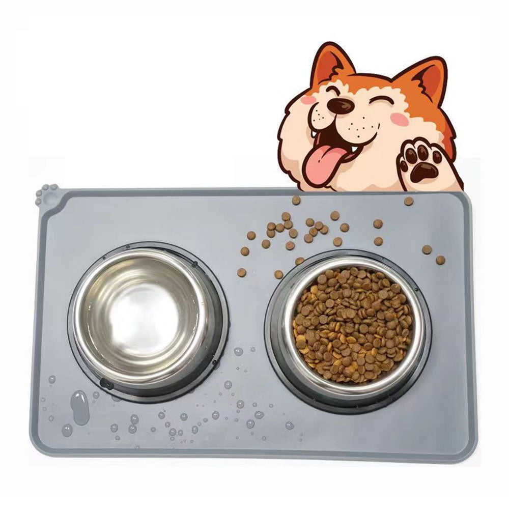 Waterproof Pet Feeding Mats with High Lips - Multiple Size and Colors_15