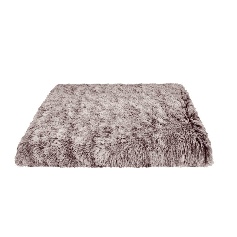 Warm and Fluffy Long-haired Velvet Dog Sleeping Bed_1